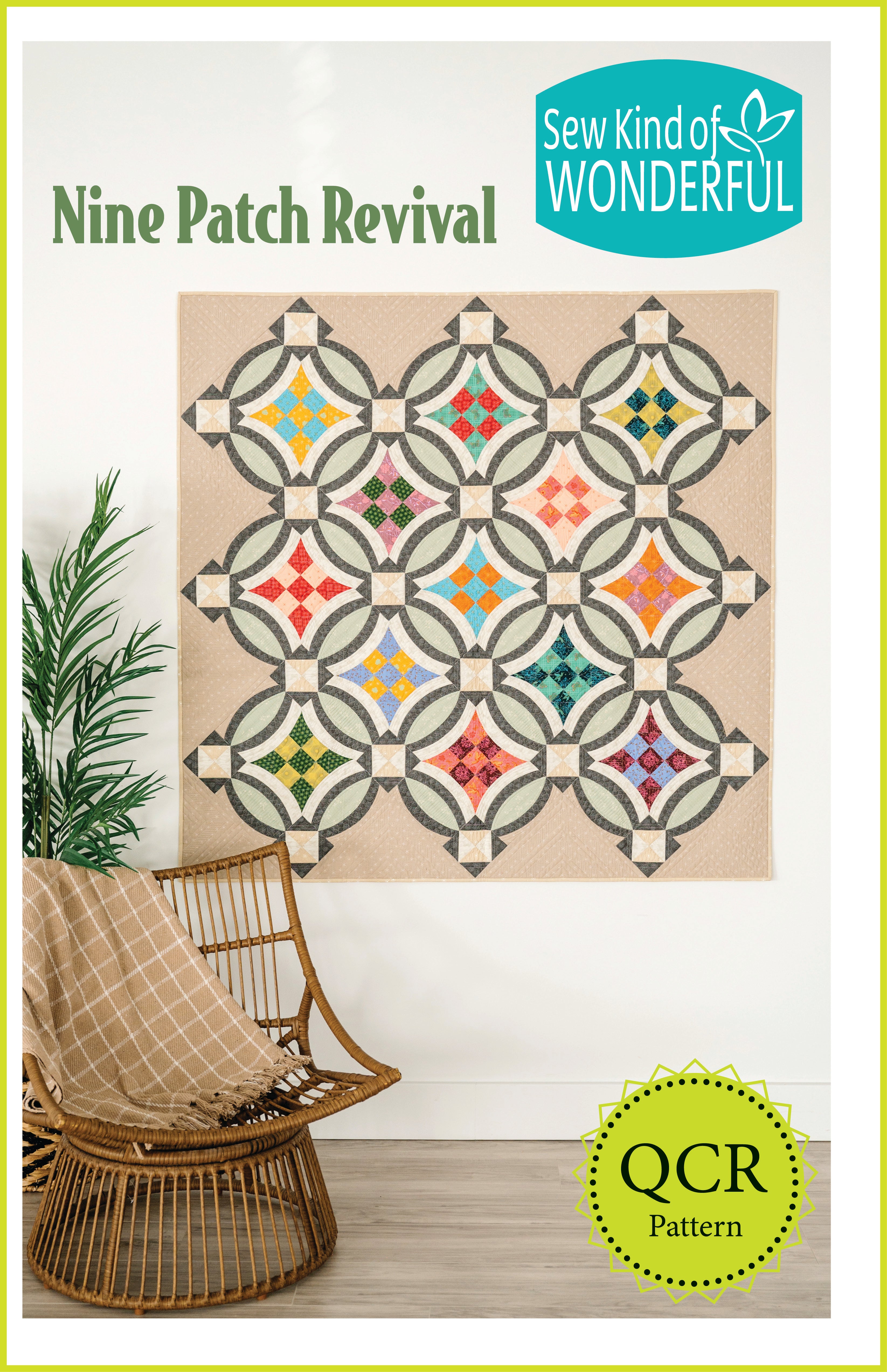 Nine Patch Revival Quilt Pattern (Paper)