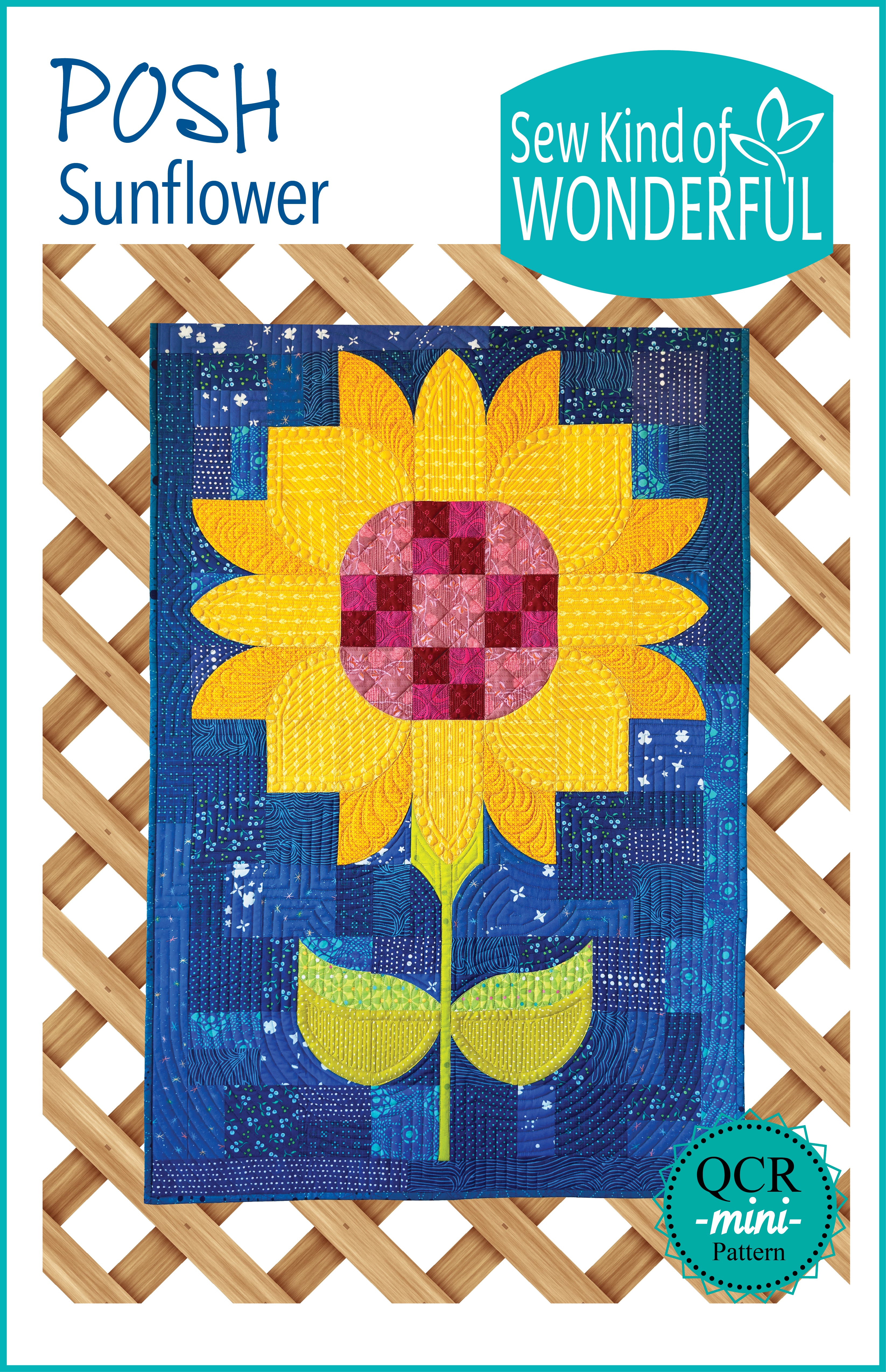 Posh Sunflower Ruler/Pattern Combo