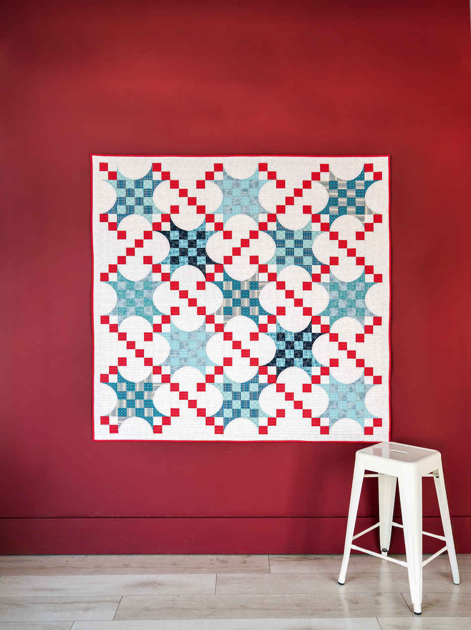 Checkers & Chains Quilt Kit in Primitive Cloth