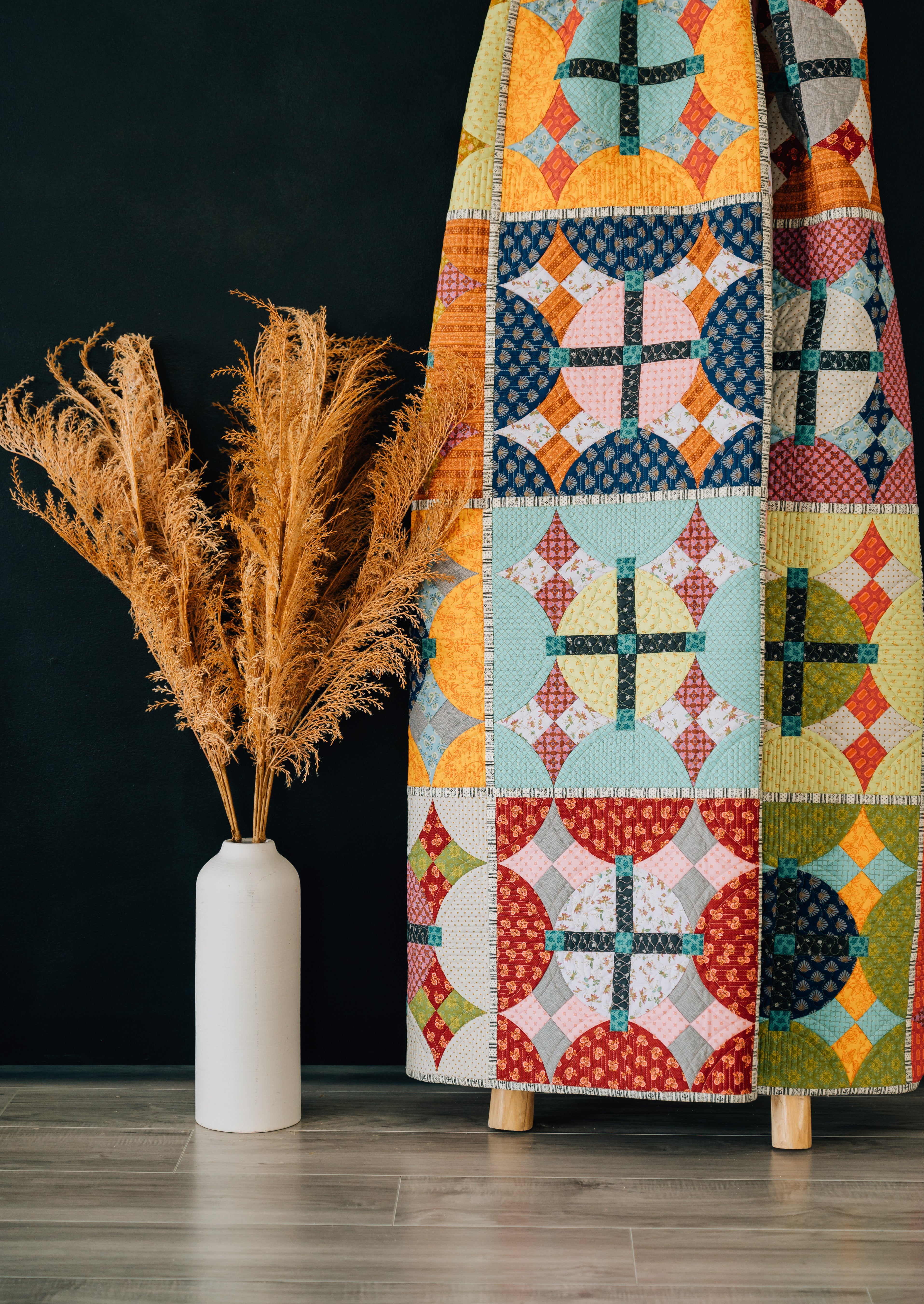 Attic Windows Quilt Kit in Vintage Cloth