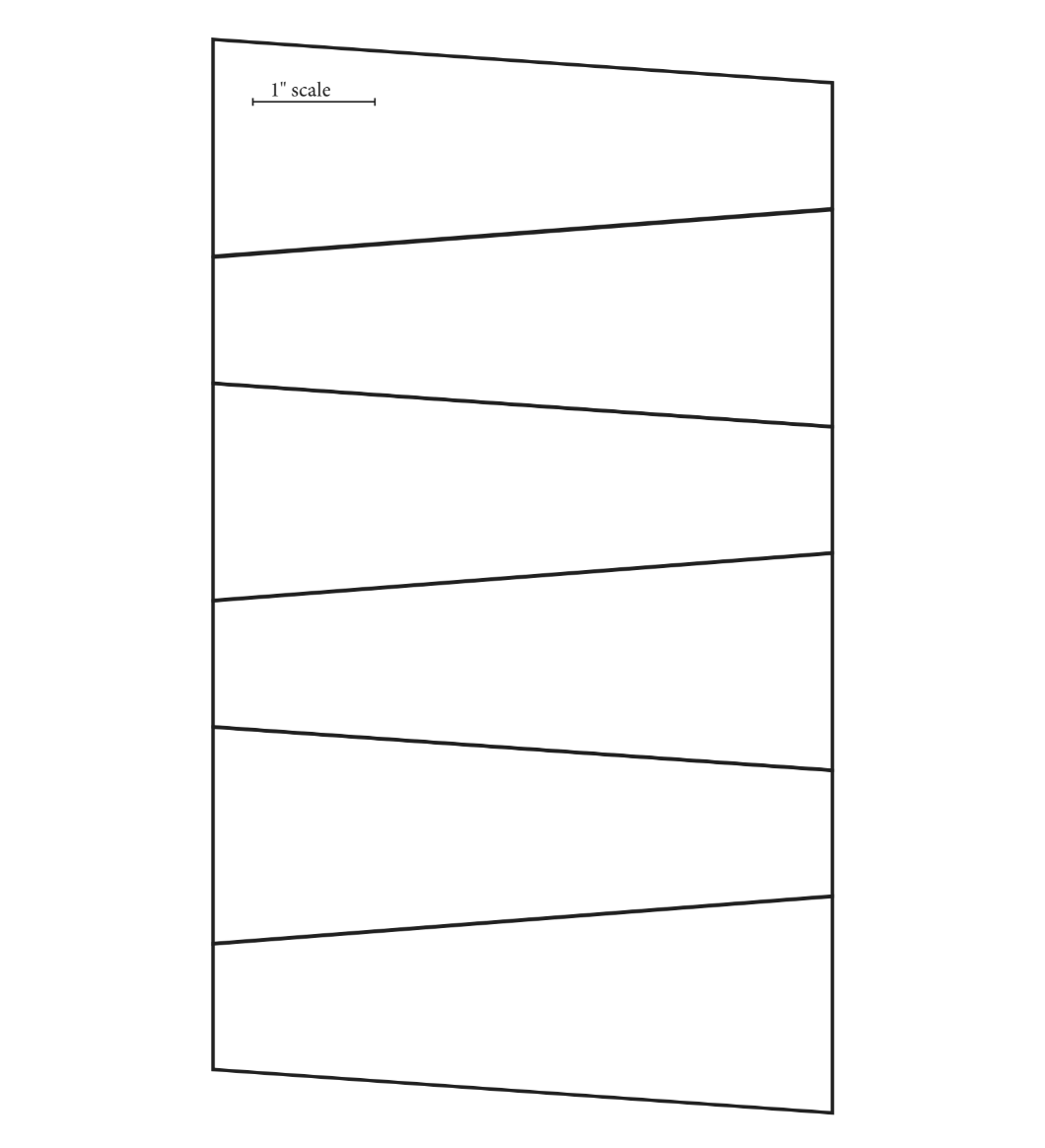 Chic Kisses Wedge Template