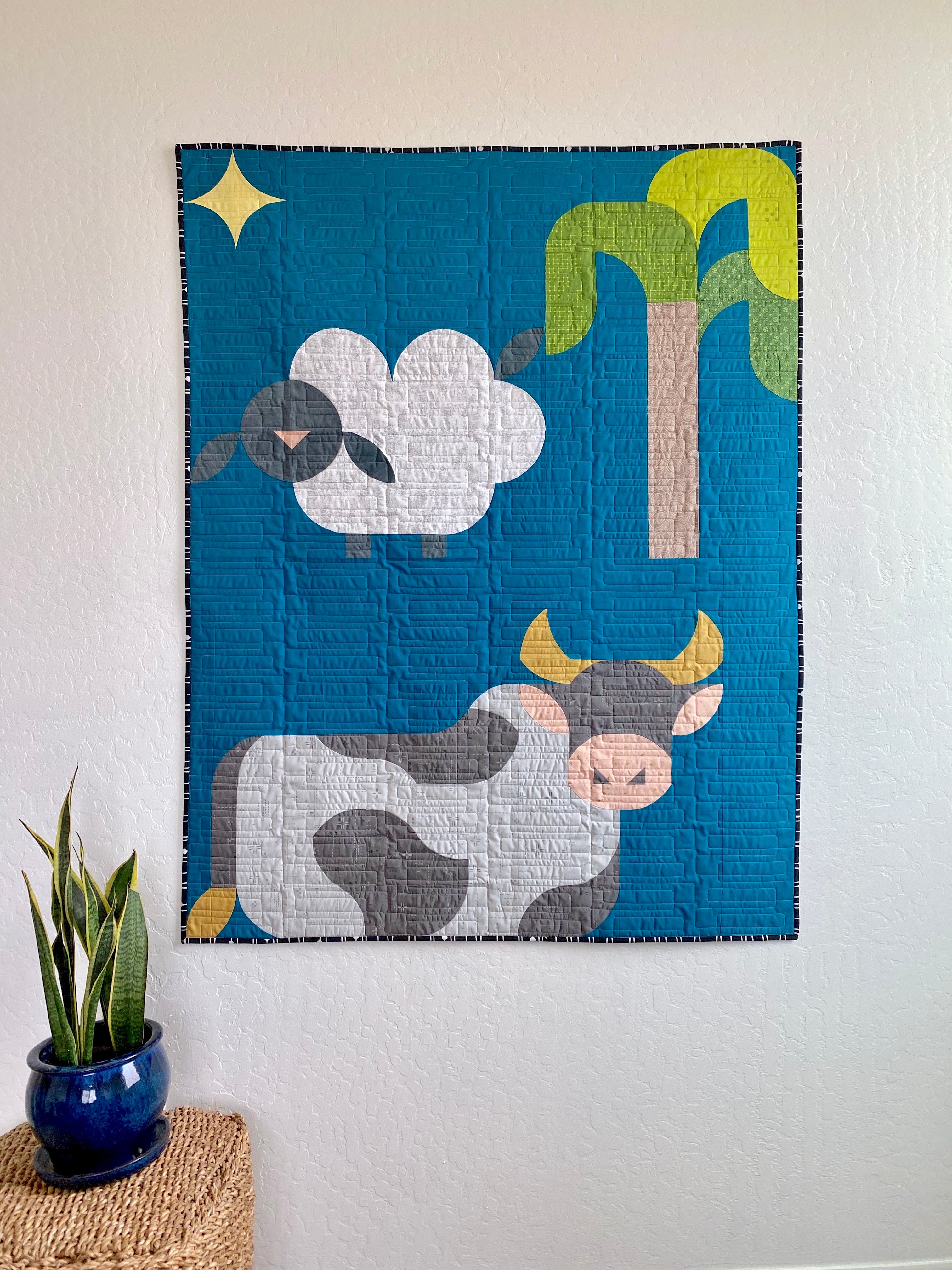 Starry Night Cow Bonus Block (Paper)