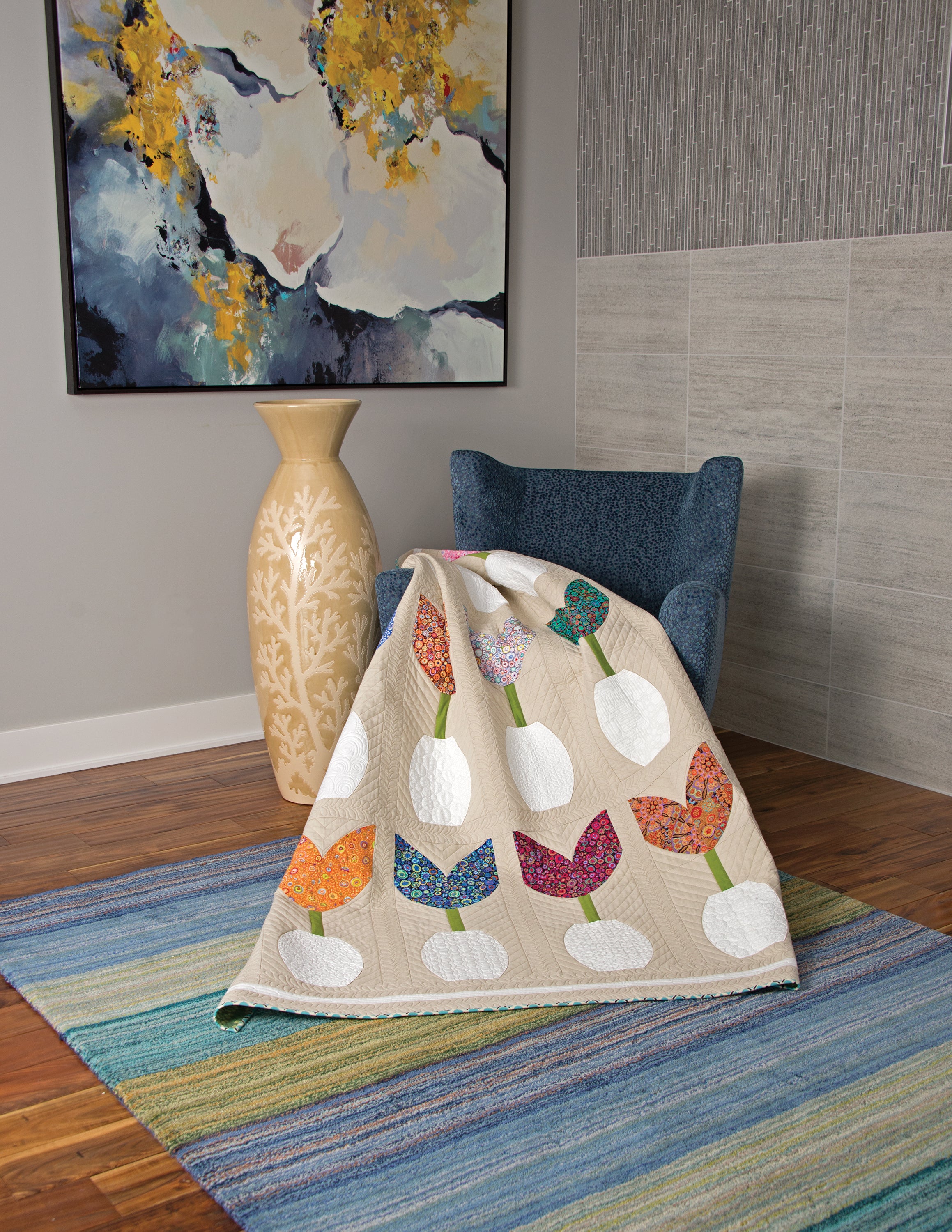 Contemporary Curved Quilts