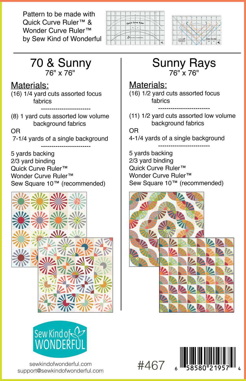 Quick Curve Ruler Patterns