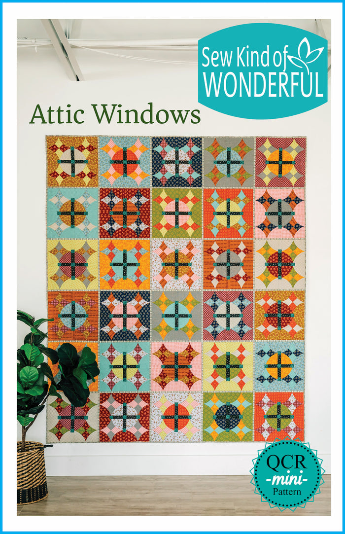Model Window Pattern Attic Windows Quilt Pattern (PDF)