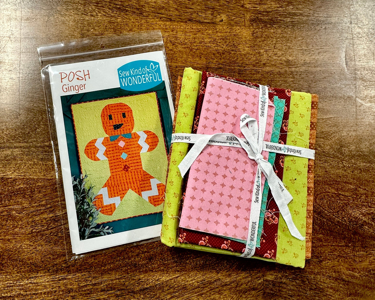 Posh Ginger Fabric Kit in Vintage Cloth