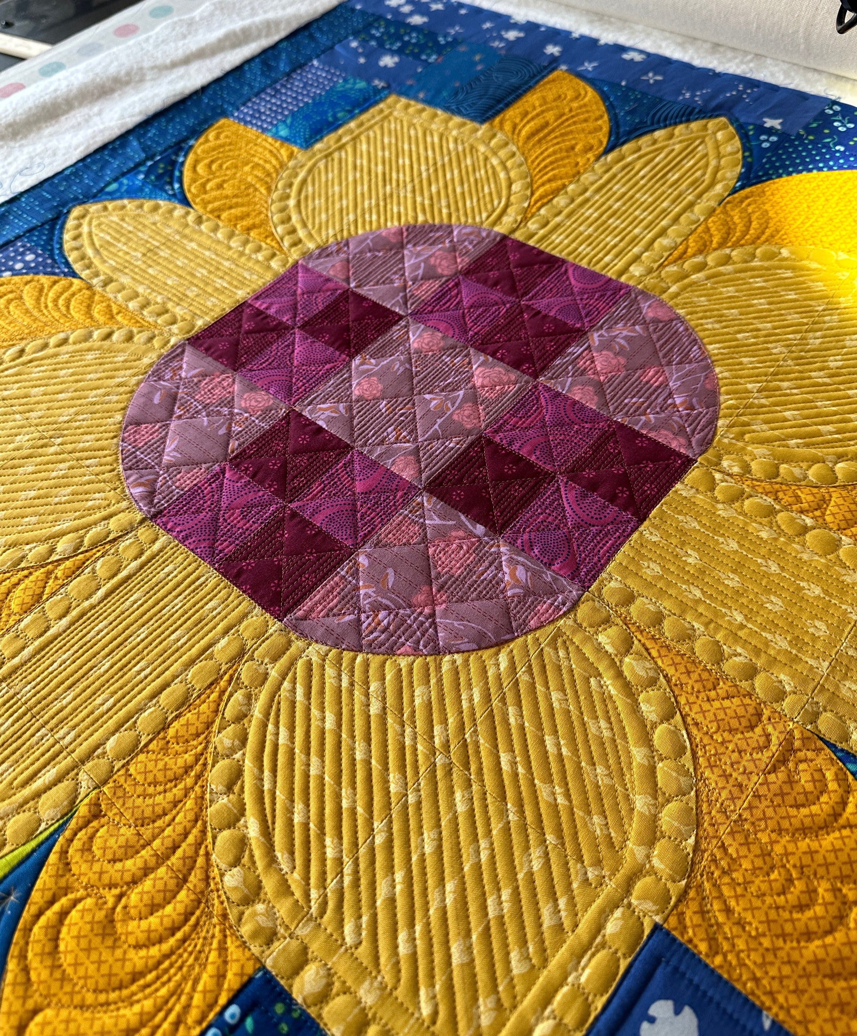 Posh Sunflower Ruler/Pattern Combo