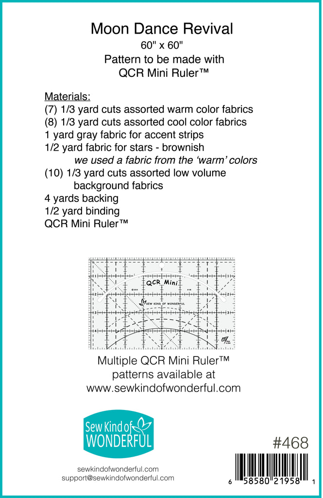 QCR Mini Ruler Patterns – Sew Kind of Wonderful
