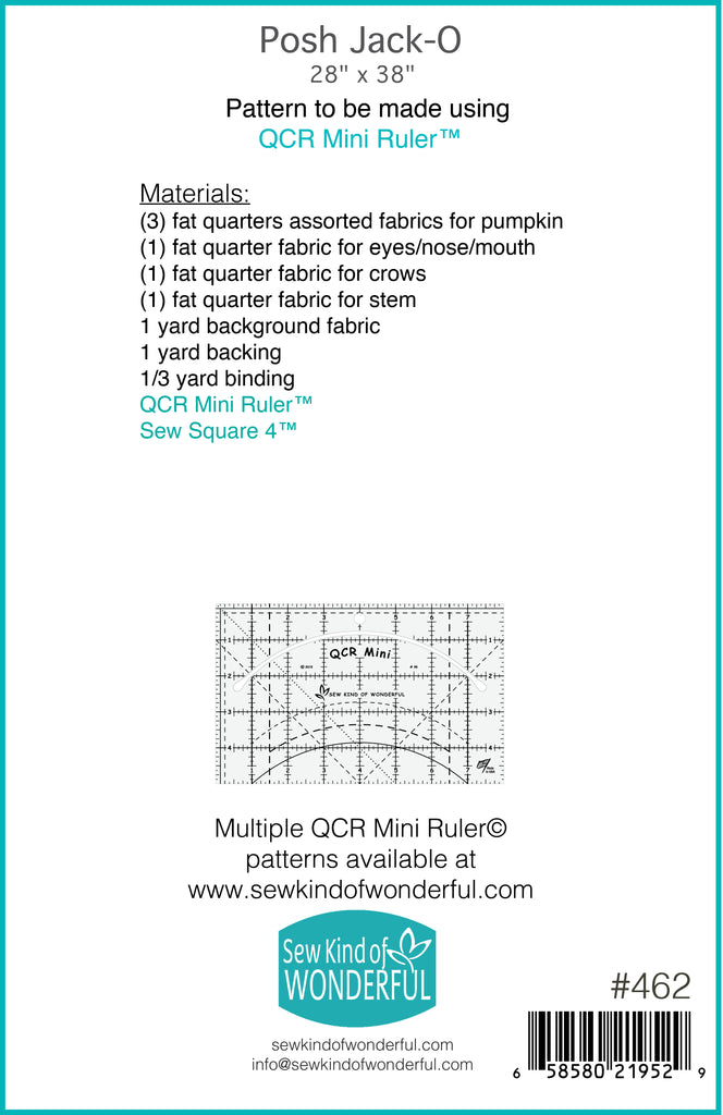 QCR Mini Ruler Patterns – Sew Kind of Wonderful