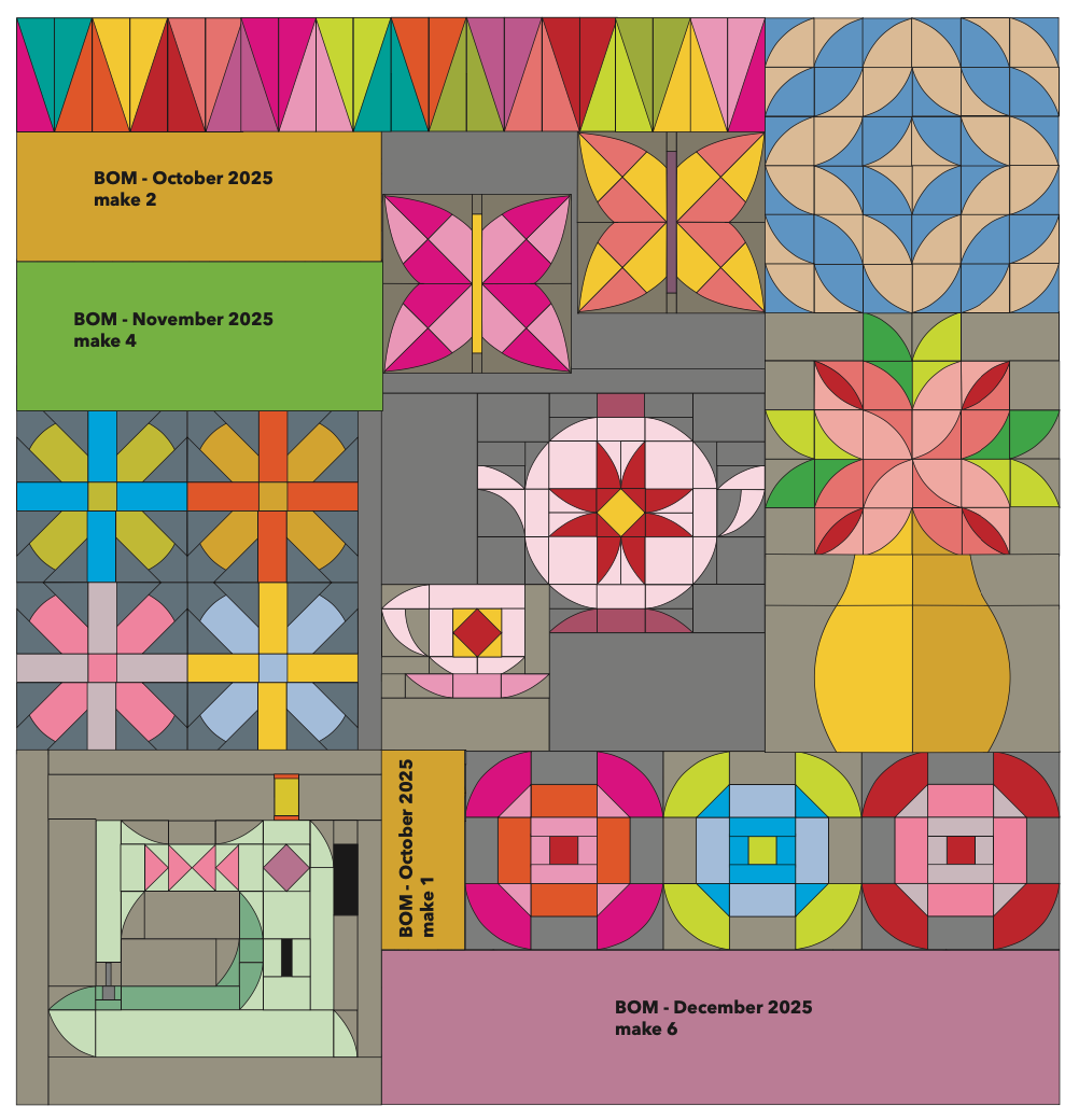 Toss Up - Quilt Circle BOM September