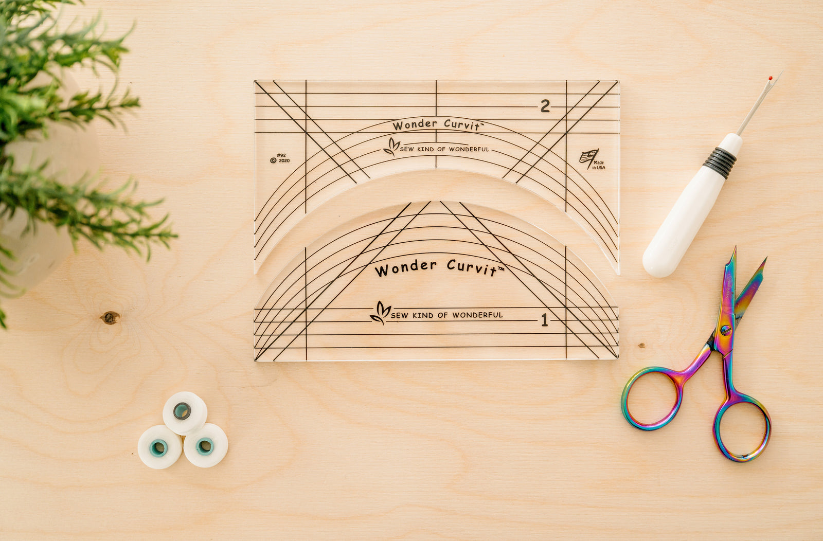 Wonder Curvit Long-arm Ruler Set