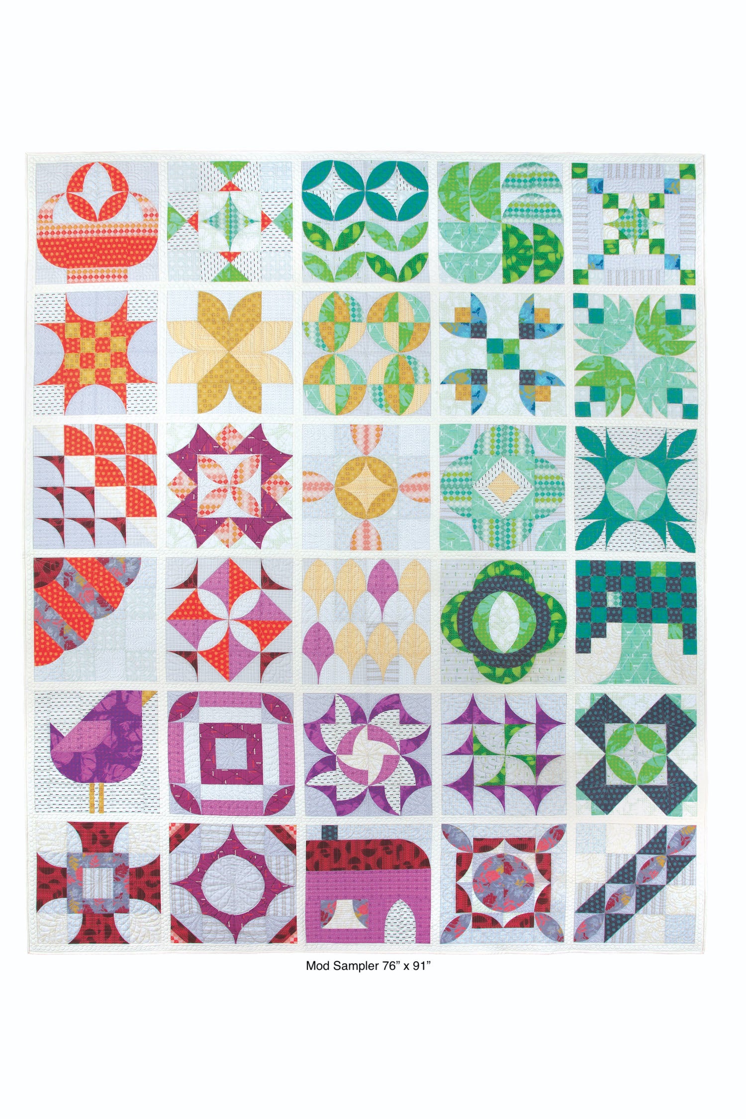 Wonderful Curves Sampler Quilt Block Book