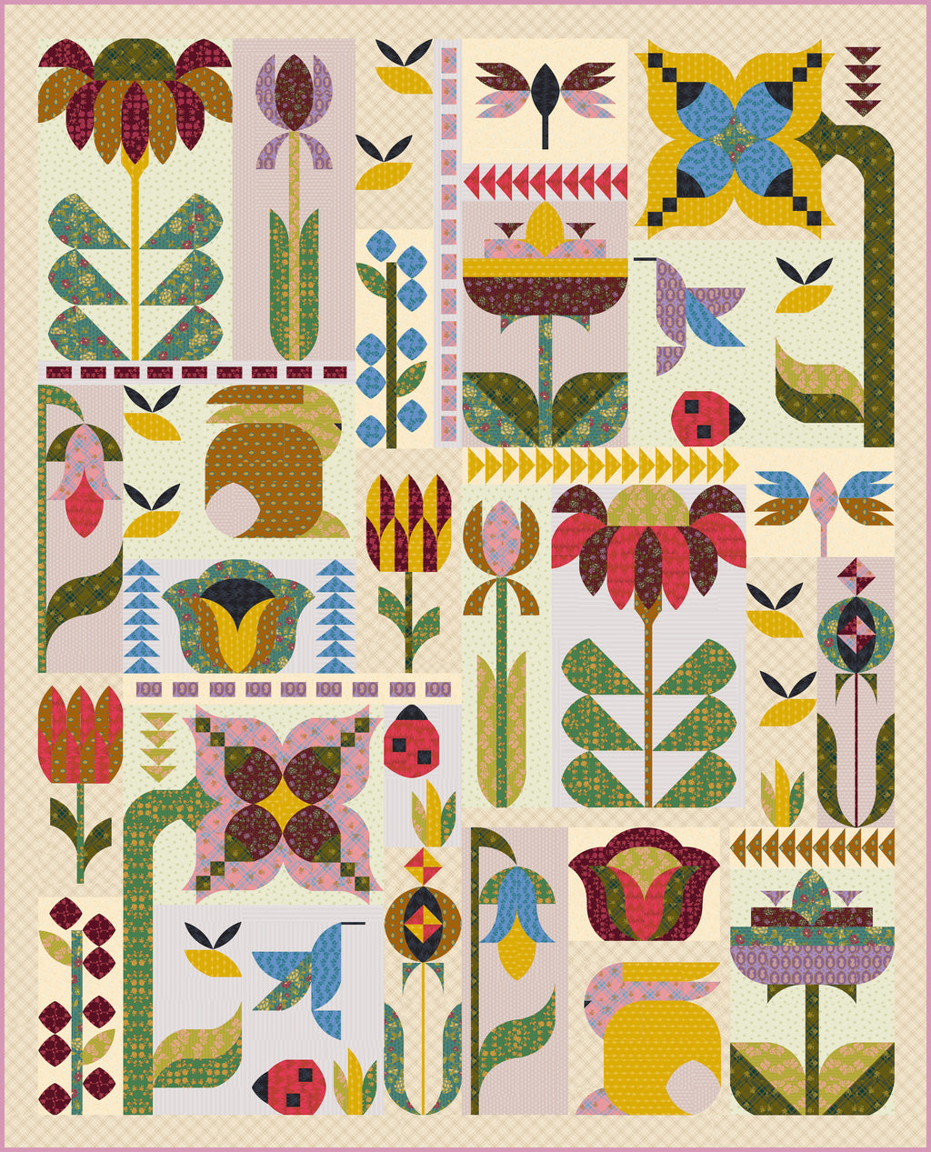 Cottage Cloth - Floral Felicity Quilt Kit