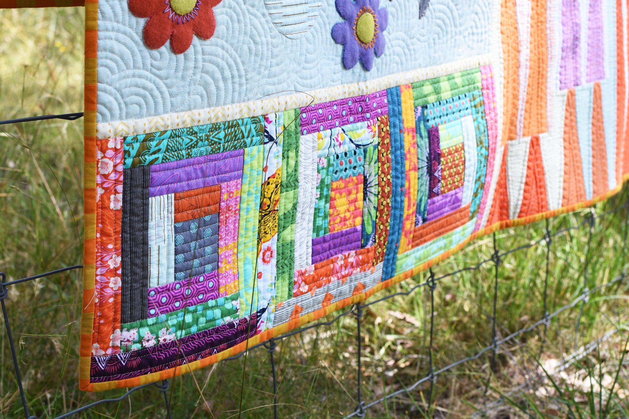 Trippy Pattern Print Bed Set Quilt main image 1