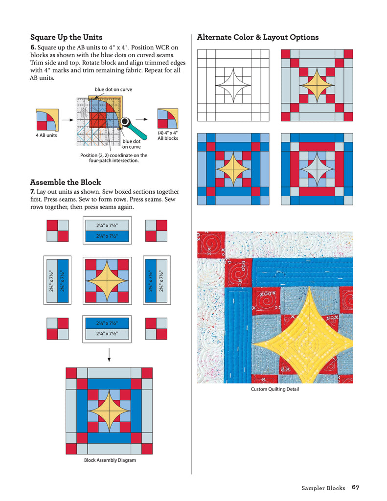 Quilt Pattern Books - Mix & Match Sampler Settings