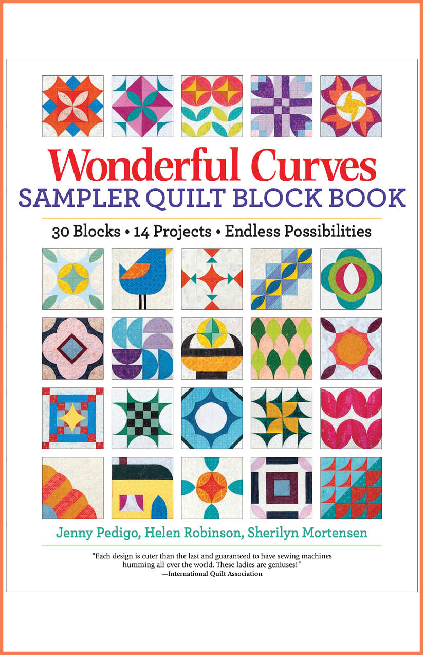 Wonderful Curves Sampler Quilt Block Book