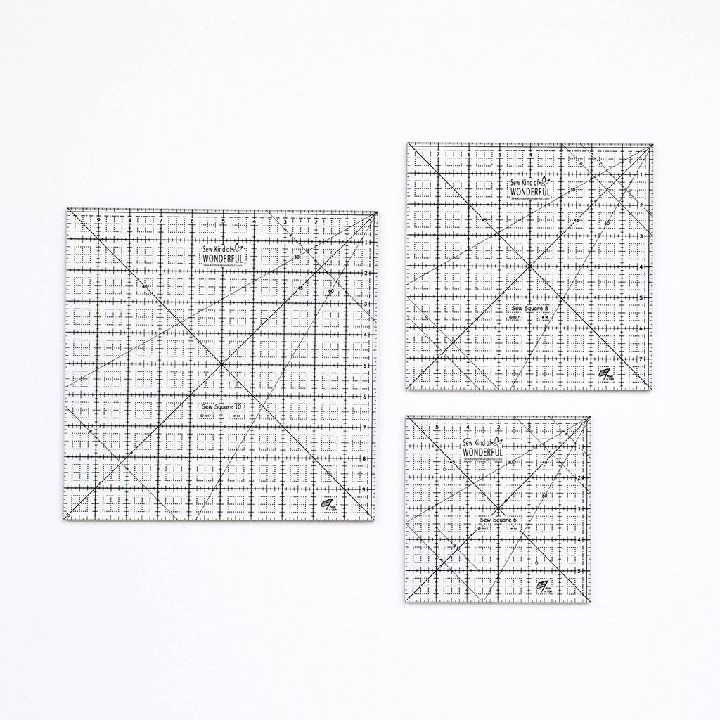 Sew Square Ruler © 10x10 (3-Pack)