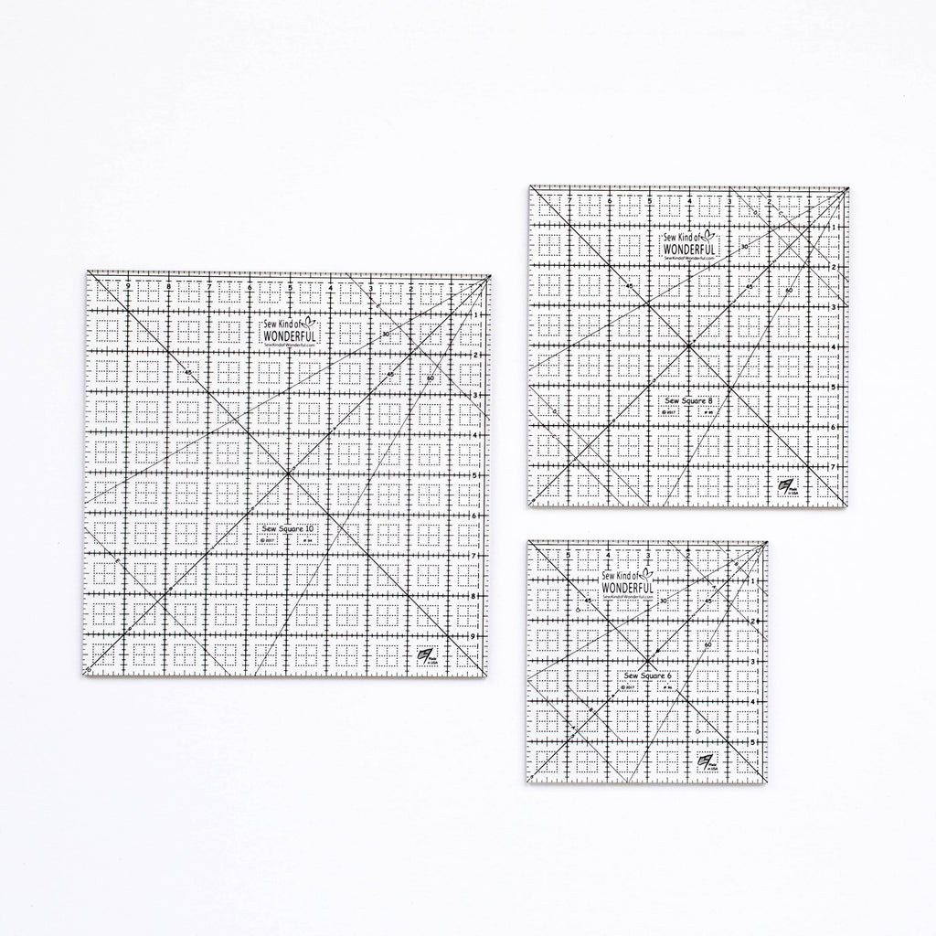 Sew Square Ruler © 8x8 (3-Pack)